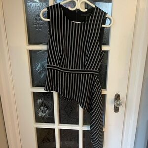 BCBGMaxAzria Asymmetrical Top | Designer Tops | Size Small